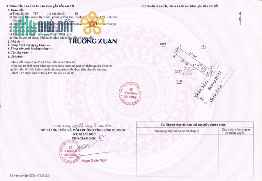 SỞ HỮU 5 NỀN CUỐI CÙNG MẶT TIỀN CÔNG VIÊN.DỰ ÁN KHU DÂN CƯ ĐẠI NAM BÌNH DƯƠNG
