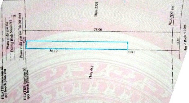 Bán rẻ 495m2 đất mặt tiền Đường Bình Nhâm 83, Phường Bình Nhâm, Thành phố Thuận An, Bình Dương