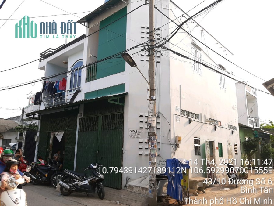 Cho thuê cả nhà 2 căn liền kề riêng biệt đường số 6 Bình Hưng Hoà B, Bình Tân, 0937902997