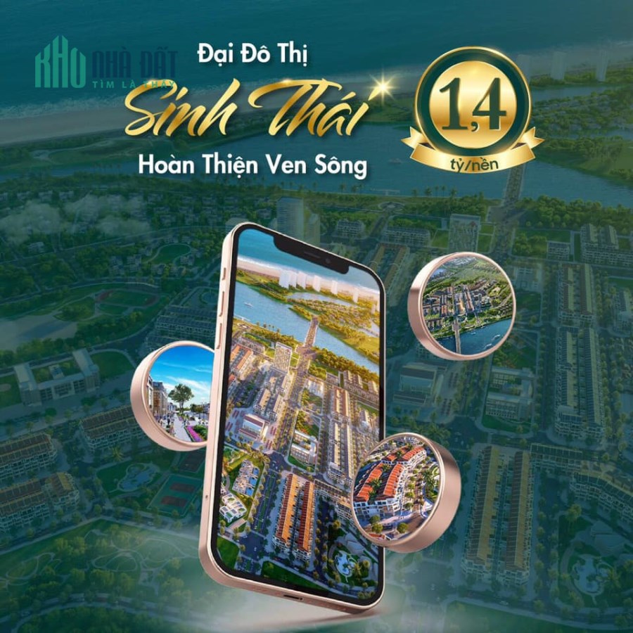 Bán giai đoạn 1 dự án Ven Sông Cổ Cò - quy hoạch ĐỆ Â chỉ cần 280tr ban đầu