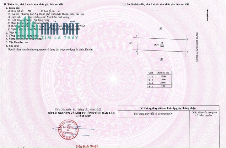 Đô thị Sổ đỏ duy nhất tại BUôn Ma Thuột. Giá tốt đầu tư chỉ từ 668tr/ nền.