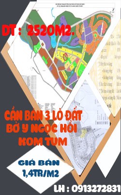 Cần Bán 3 Lô Đất Khu Kinh Tế Cửa Khẩu Quốc Tế Bờ Y Ngọc Hồi Kon Tum