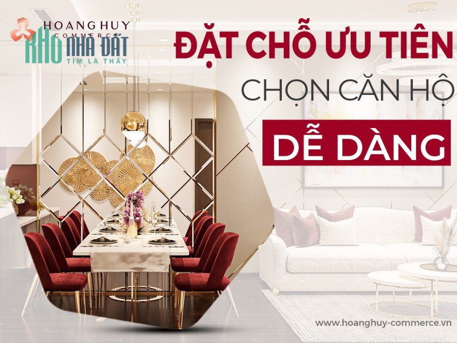 📢📢📢 NHẬN CỌC GIỮ CHỖ TẠI TÒA GIỮA - TÒA CAMELLIA - HOÀNG HUY COMMERCE