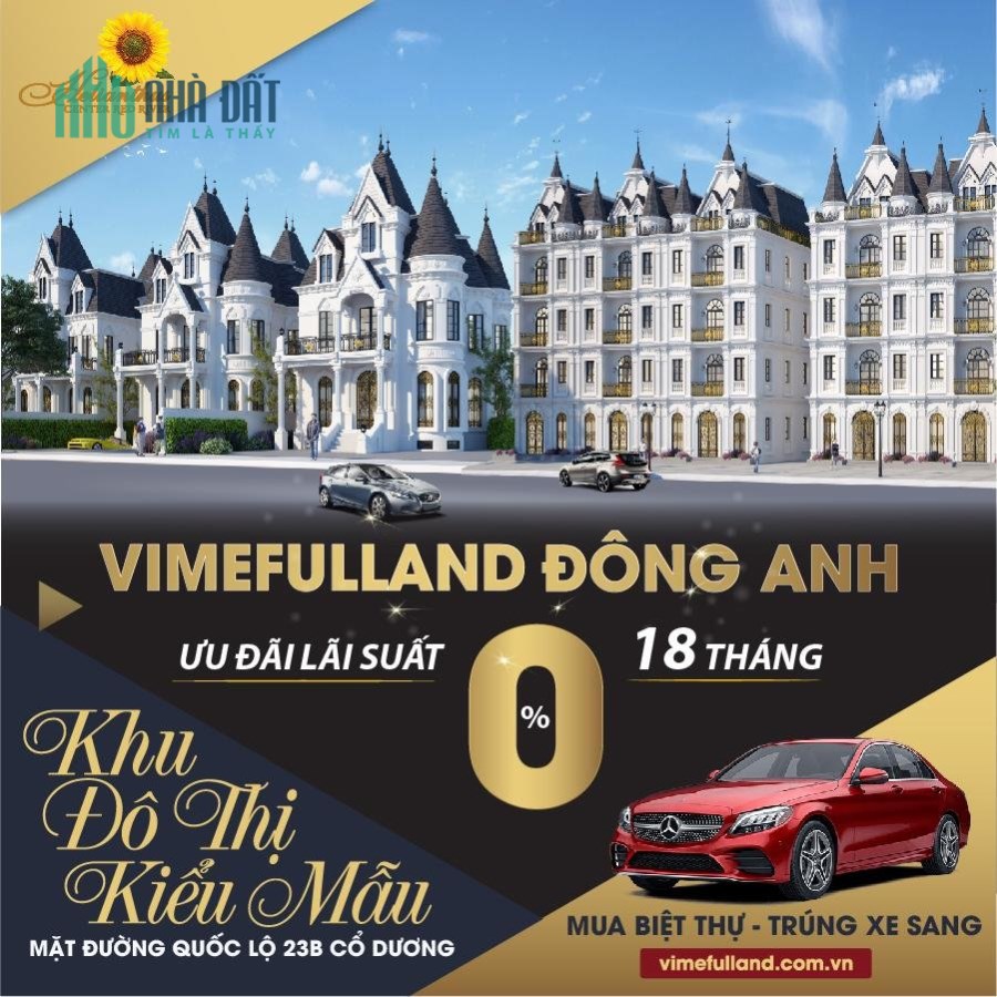 Khu đô thị kiểu mẫu Helianthus Center Red River - Vimefulland Đông Anh, liền kề shophouse