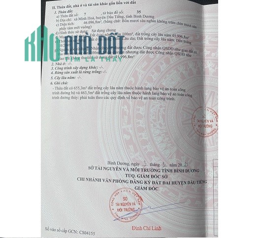 Chính chủ bán lô đất giáp hồ Dầu Tiếng, Bình Dương; 0388040030, (miễn đăng tin quảng cáo)