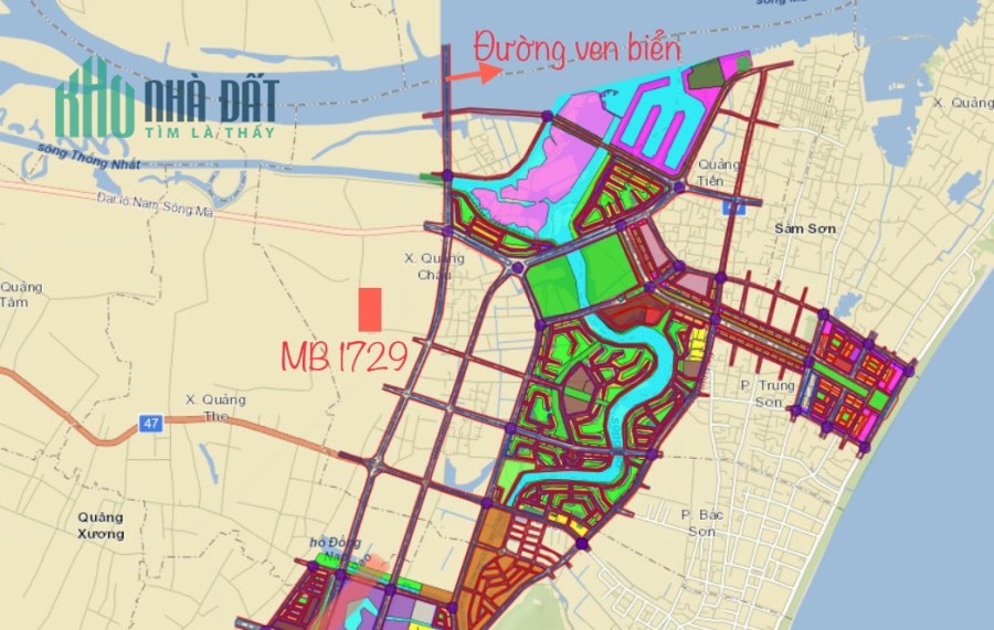 Cơ Hội Vàng đầu tư đất giá rẻ. Đối diện công viên 17ha của sun group, đất nền ven biển sầm sơn