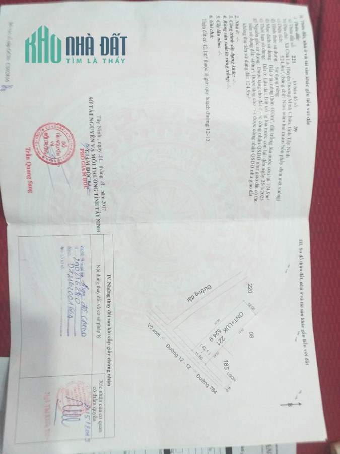Bán nhà trọ 20 phòng gần KCN tại xã chà là huyện dương minh châu tỉnh tây ninh