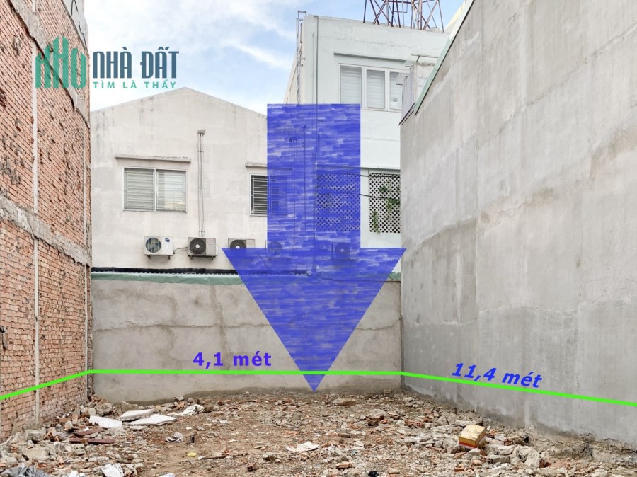 BÁN ĐẤT, DƯƠNG QUẢNG HÀM, GÒ VẤP, HẺM 4.5m 4.1x11.4, CHỈ 4.6 TỶ
