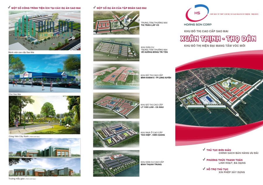 Bán Đất Nền Dự Án Khu Đô Thị Cao Cấp Sao Mai - Triệu Sơn - Thanh Hóa