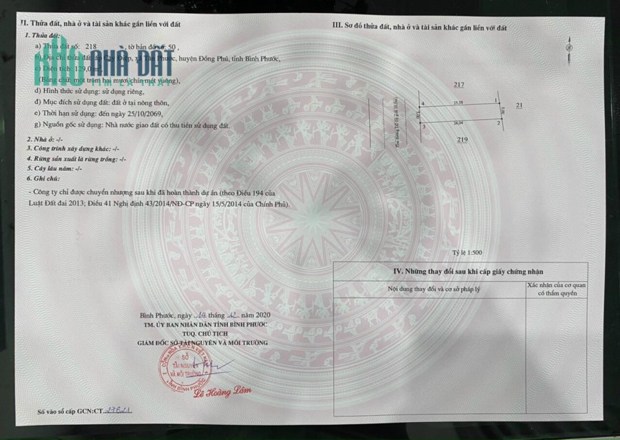 Bán đất nền dự án Bình Phước, điện âm, sổ hồng riêng, sát KCN Becamex
