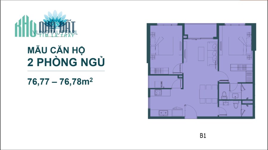 Căn hộ biển 2PN góc xịn cao cấp 5* Vũng Tàu Pearl chủ đầu tư Tập Đoàn Hưng Thịnh