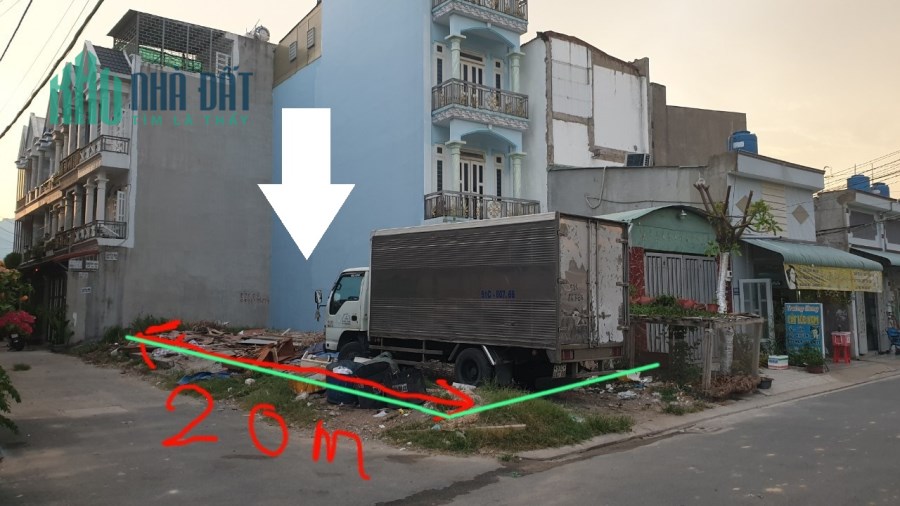 QUẬN 12, ĐẤT LÔ GÓC HIỆP THÀNH 13, 162m2 8x20m, CHỈ 6.6 TỶ