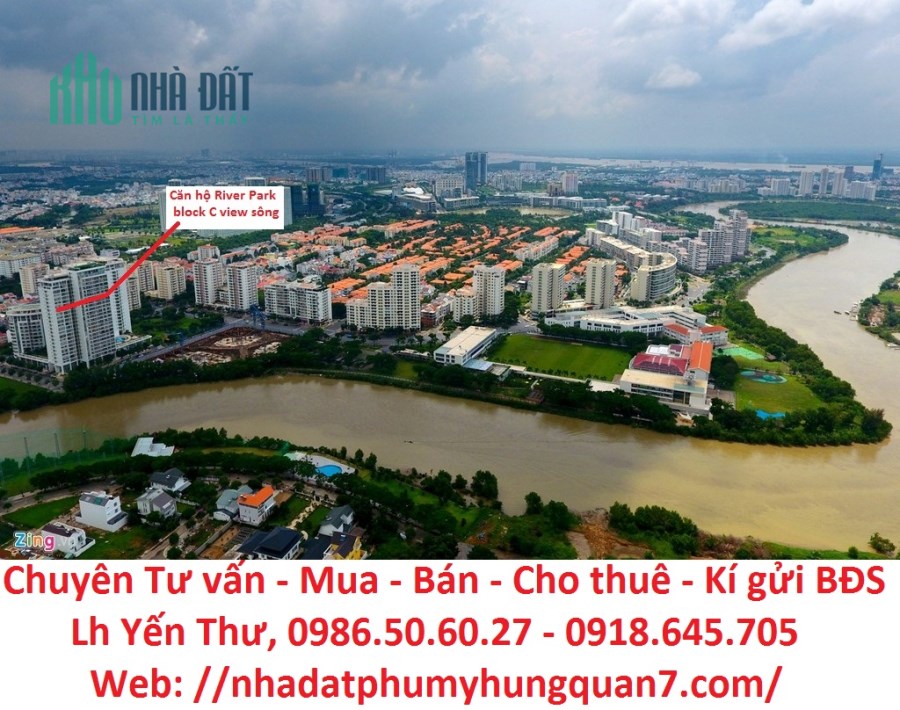 Bán căn hộ River Park Residence quận 7 block C lầu 5 view hồ bơi giá 6.3 tỷ