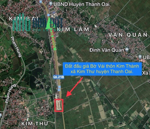 ĐẦU TƯ! BÁN ĐẤT ĐẤU GIÁ THANH OAI, TƯƠNG LAI MẶT QUỐC LỘ 21B, ĐẦU TƯ CỰC TỐT