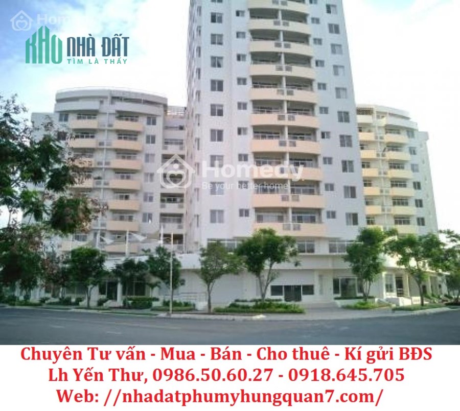 Bán căn hộ penthouse Mỹ Phúc Phú Mỹ Hưng 3 phòng ngủ thiết kế 2 tầng