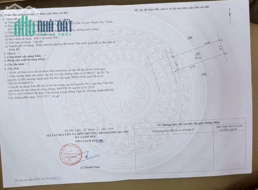 Bán nhà riêng sổ đỏ 63m tại khu đấu giá thanh lương bích hòa