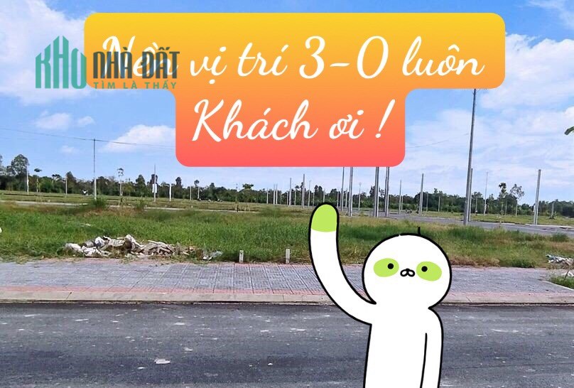 Khách gửi cặp nền 3-0, vị trí đẹp khu Vạn Phát Sông Hậu, giá 734 triệu