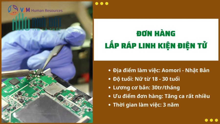 LẮP RÁP LINH KIỆN ĐIỆN TỬ