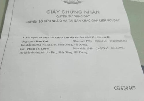 Bán căn nhà mặt đường đôi Hồng Quang, nhà mặt phố đẹp nhất nhì TP.Hải Dương, 3,45 tỷ, 0982166039