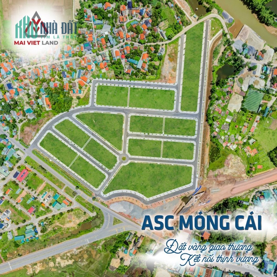 CHÍNH CHỦ BÁN LÔ ĐẤT NỀN DỰ ÁN ASC MÓNG CÁI, ĐỐI DIỆN VƯỜN HOA, TRỤC ĐƯỜNG CHÍNH 10.5M