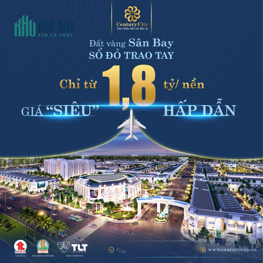 KDC Century City giá chỉ 18tr/m2- Cam kết mua lại sau 1 năm lợi nhuận 18%