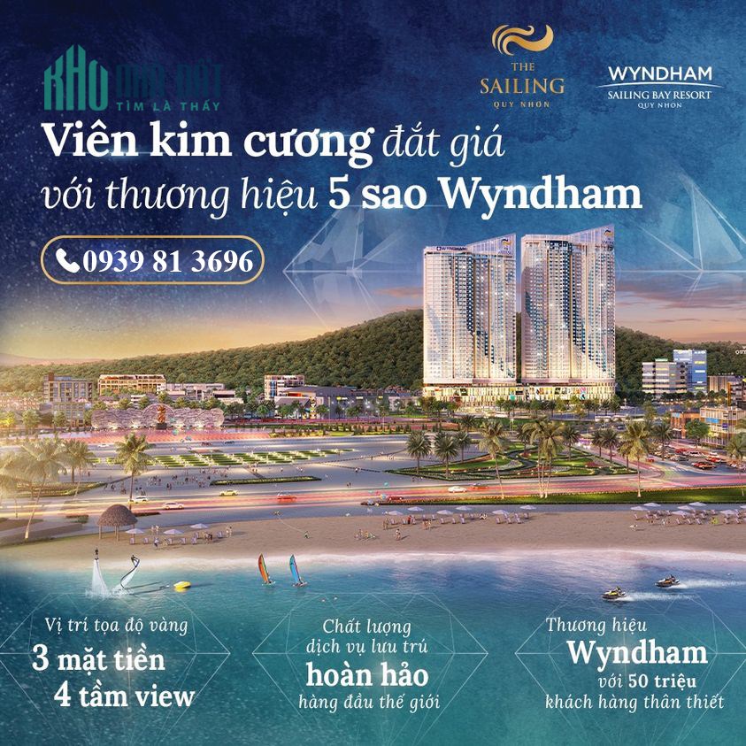 CHÍNH THỨC RA MẮT TÒA THE SAILING BAY QUY NHƠN, VỊ TRÍ ĐỘC TÔN – 0939 81 3696