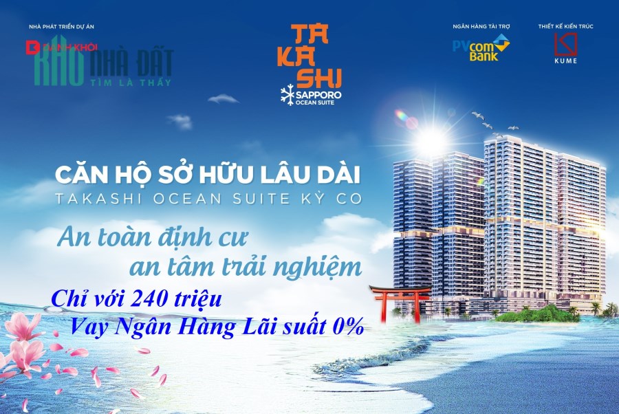 Tiền nhiều để làm gì ? Đầu tư ngay căn hộ biển sở hữu lâu dài chỉ với 240tr