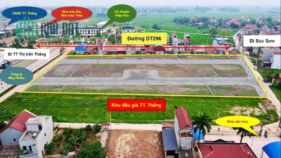 Cần tiền bán gấp đất nền KDC Đông Ngàn, TT. Thắng, Hiệp Hòa, Bắc Giang, giá tốt