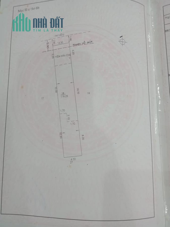 Hxh Yên Thế Phường 2 Tân Bình nhà cũ 120m2 tiện xây mới
