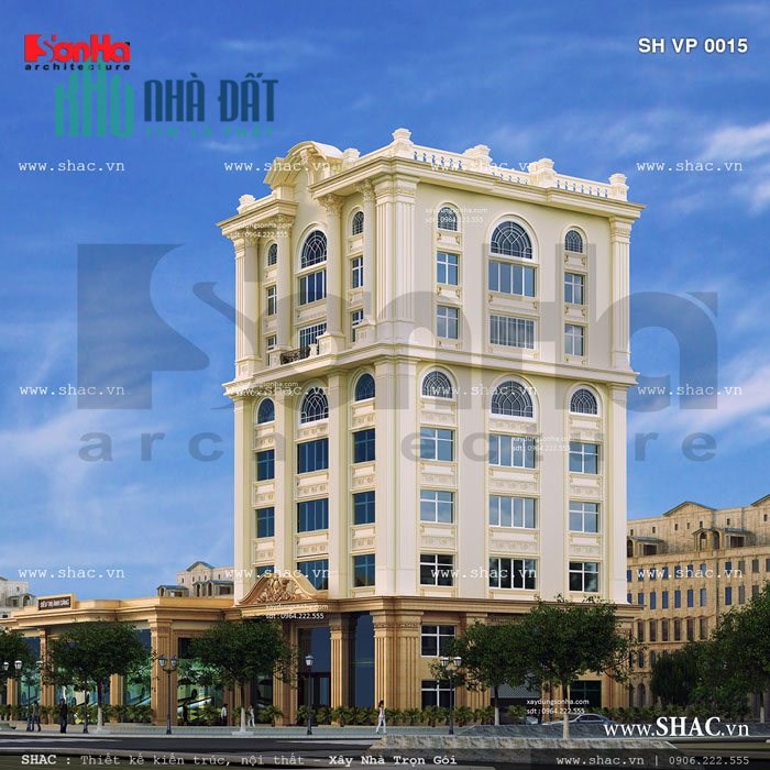 Bán toà nhà phố Nguyễn Văn Huyên, 2 ô tô, thang máy, cho thuê 90tr, 88m2 x 10T. MT 7m.