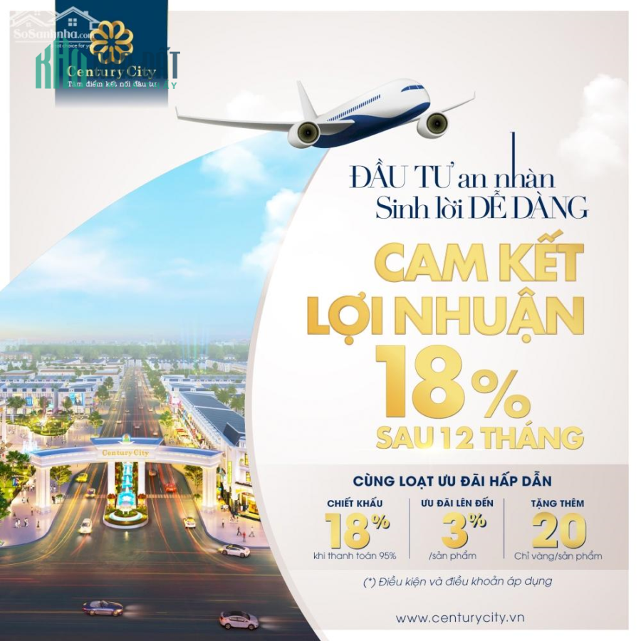 SINH LỜI DỄ DÀNG VỚI CHÍNH SÁCH CỦA CENTURY CITY