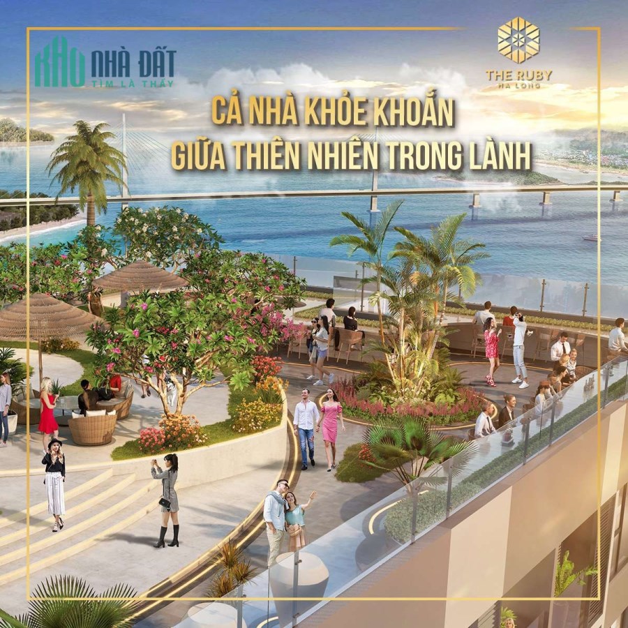 Chính chủ bán căn hộ chung cư cao cấp dự án The Ruby Hạ Long, tầng cao view biẻn
