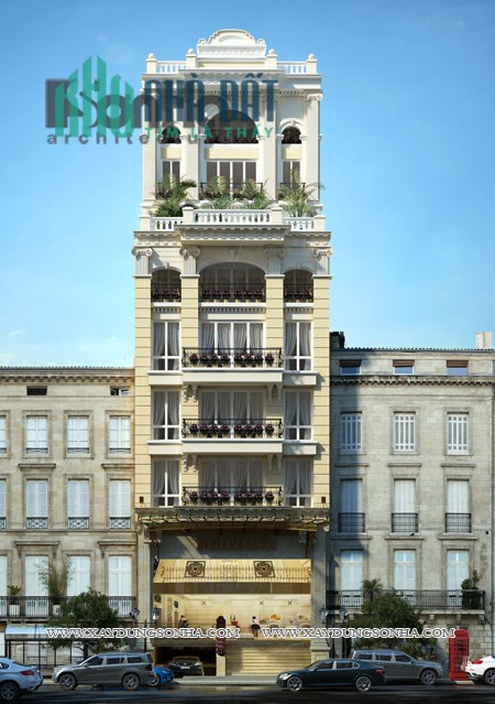 Bán nhà phố Nguyễn Thị Định, thang máy, ô tô, kinh doanh, cho thuê 70tr, 96m2 x 7T. MT 7.5m.