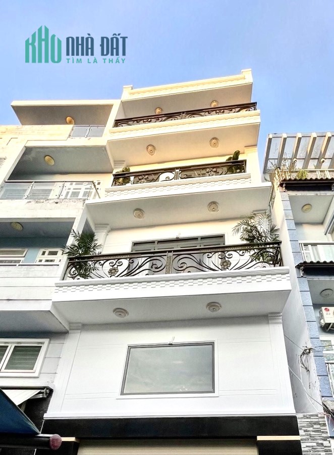 Bình Thạnh - Bán Nhà Vũ Huy Tấn 45m2 5 Tầng Xe Hơi 6m Trung tâm Chỉ 7tỷ9 Phường 3