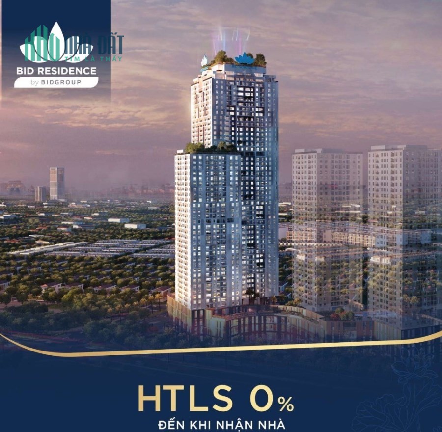 Chỉ 2.8 tỷ sở hữu ngay căn hộ 3PN 117.4m2 độc nhất vô nhị dự án BID Residence