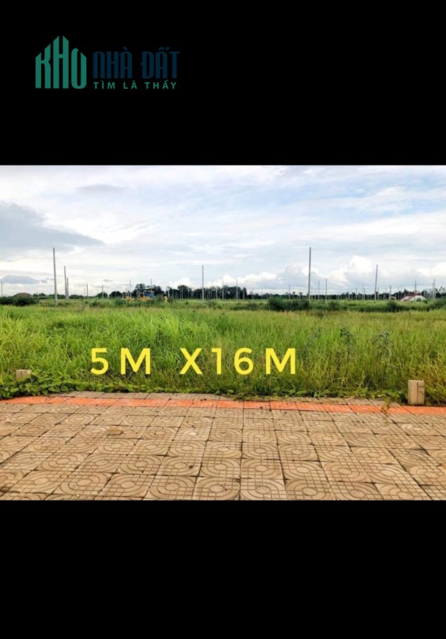 Bán đất nền thổ cư 2 mặt tiền đối diện cao ốc thương mại