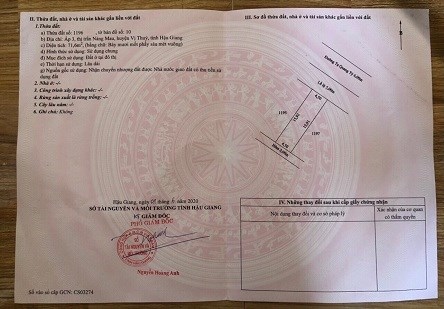 Bán đất thổ cư giá mềm tại chợ Vị Thuỷ, Hậu Giang, 0932925383