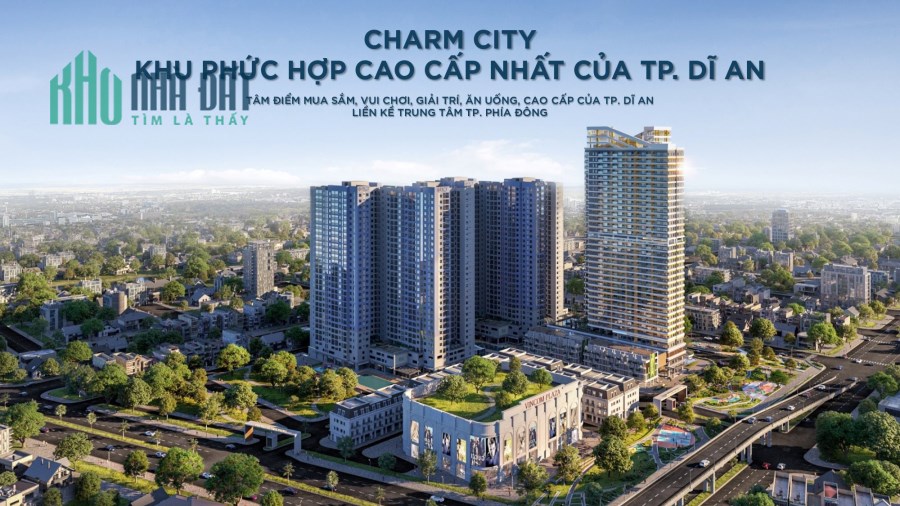 CH Charm Diamond/Charm City Dĩ An,BD-biểu tượng mới TP Dĩ An,giá từ 34tr/m2. Lh:0362869823