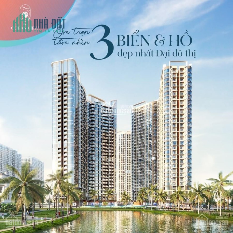 The Ocean View Ôm Trọn Tầm Nhìn  3 Biển & Hồ Đẹp Nhất Đại Đô Thị VHOP.CK 18% GTCH – Miễn Lãi 2/2025.