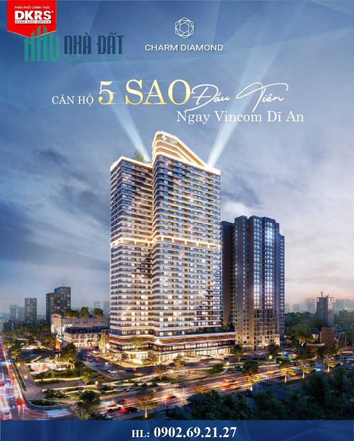 CHARM DIAMOND CĂN HỘ CAO CẤP BẤT NHẤT NGAY DĨ AN BÌNH DƯƠNG