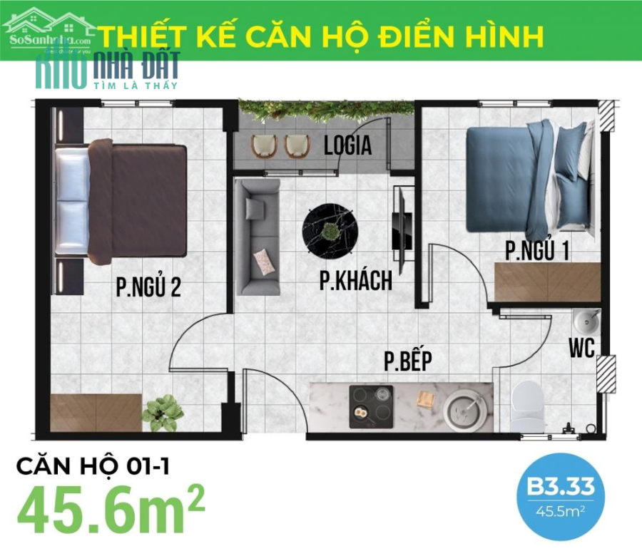 Bán căn hộ RẺ, ĐẸP, CHẤT tại Yên Phong