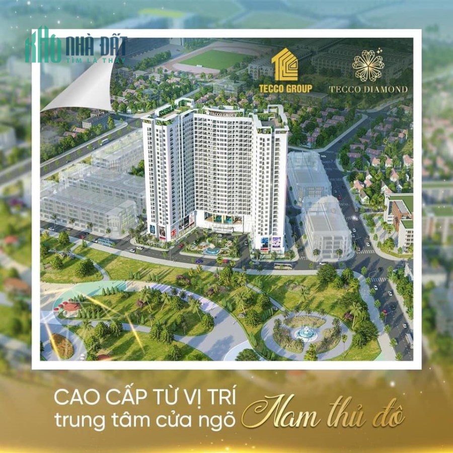 Tận hưởng cuộc sống trọn vẹn tại Tecco Diamond cùng căn hộ 2PN 69.5m2