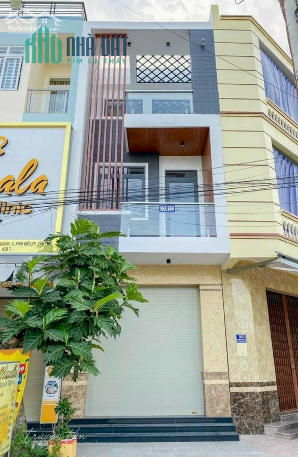 Nhà lầu kế góc KDC ĐHYD An Khánh Cần Thơ giá dưới 5ty900tr