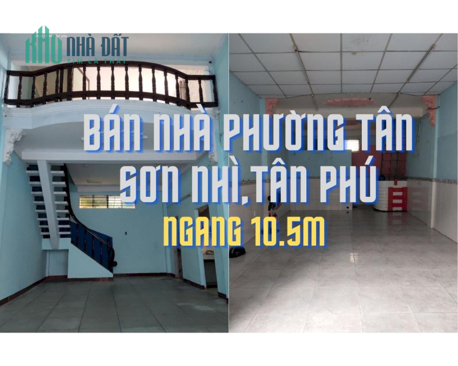 CHÍNH CHỦ CẦN BÁN GẤP NHÀ MTKD TÂN SƠN NHÌ, TÂN PHÚ, NGANG 10.5 m CHỈ 12.5 tỷ.