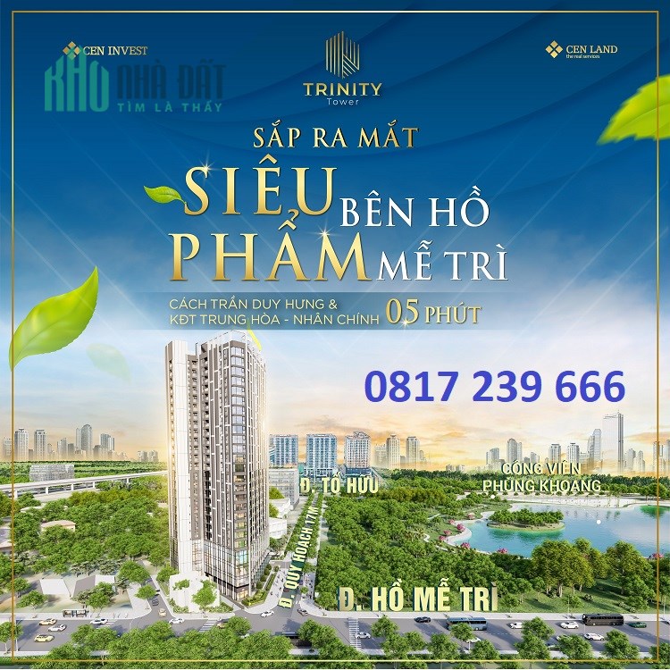 SIÊU PHẨM HỒ MỄ TRÌ Chỉ từ 38tr/m2 - 0817239666