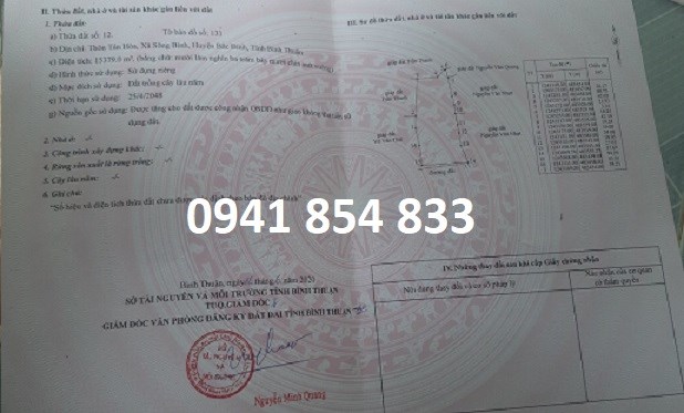 Bán 2 lô đất Lương Sơn, Hòa Thắng, Bắc Bình, Bình Thuận - 0941854833