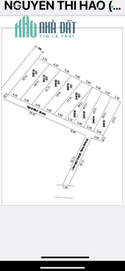 Bán 8 mảnh đất phân lô siêu đẹp tại trung tâm xã đại áng, thanh trì, giá đầu tư