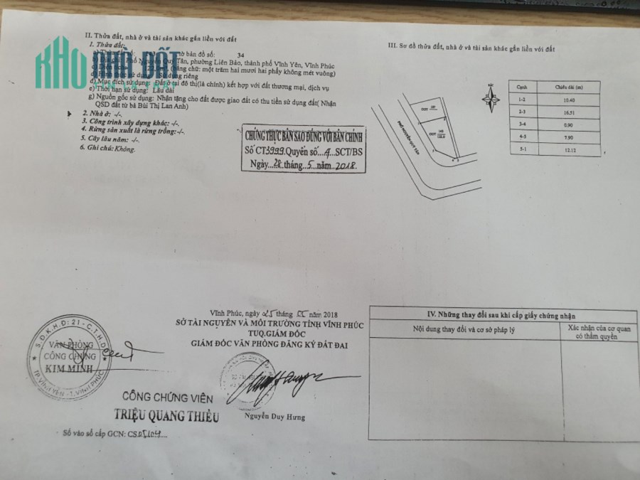 Siêu phẩm góc phân lô Liên Bảo, Vĩnh Yên 121m2, giá: 28,5tr/m2.Liên hệ: 0986.797.222-0986.454.393