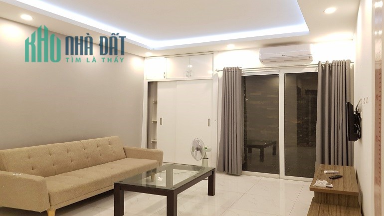 Cho thuê căn hộ dịch vụ tại Đội Cấn, Ba Đình, 50m2, 1PN, đầy đủ nội thất mới hiện đại