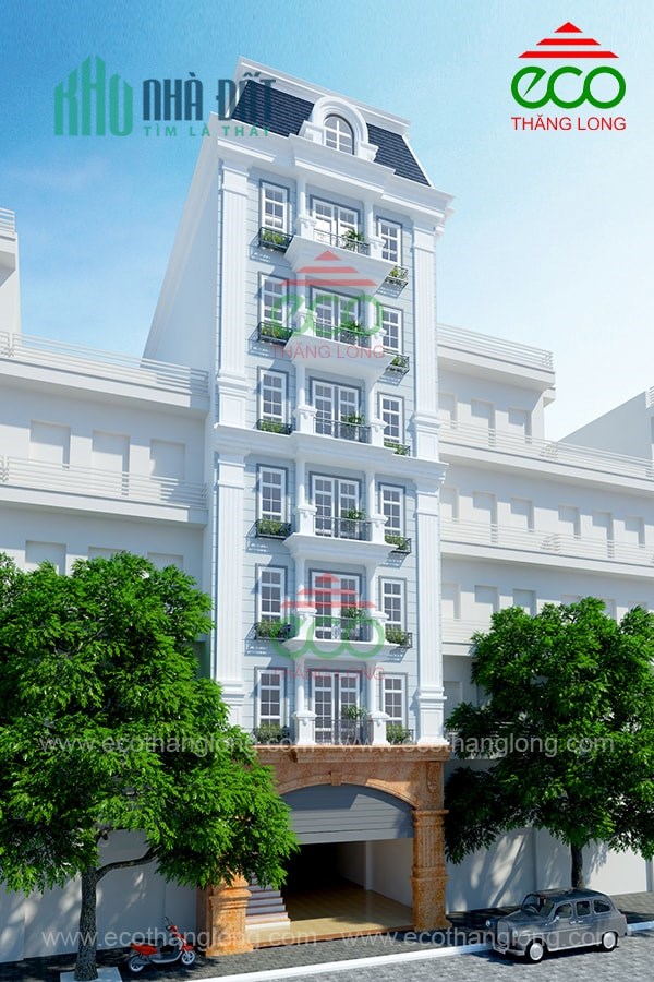 Bán toà nhà phố Nguyễn Trãi, cho thuê 90tr, thang máy 2 ô tô, kinh doanh, 95m2 x 9T. MT 6m.